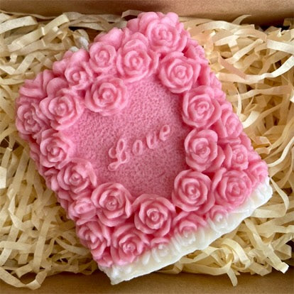 Bougie "Ma belle rose"