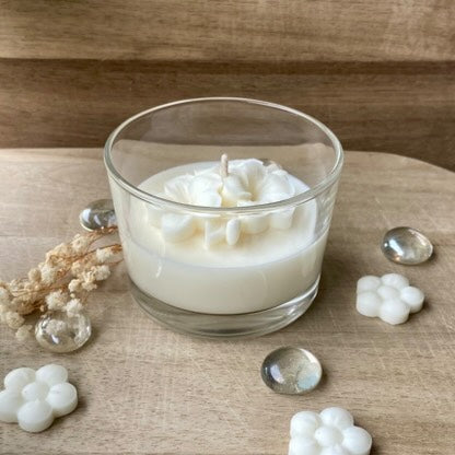 Bougie "Fleurs Blanches"
