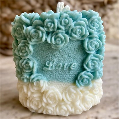 Bougie "Ma belle rose"