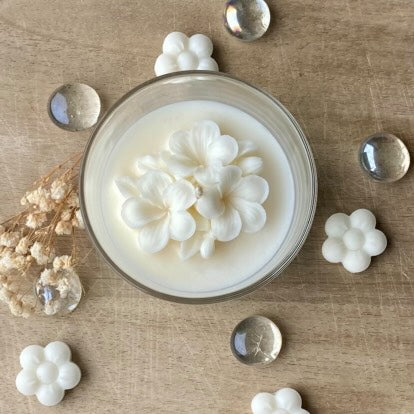Bougie "Fleurs Blanches"