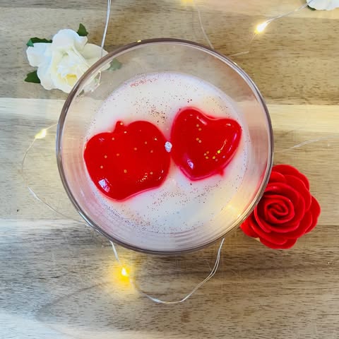 Bougie "Pomme d'amour"