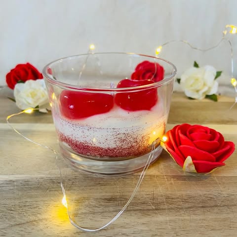 Bougie "Pomme d'amour"