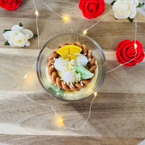 Bougie "Citron meringué"