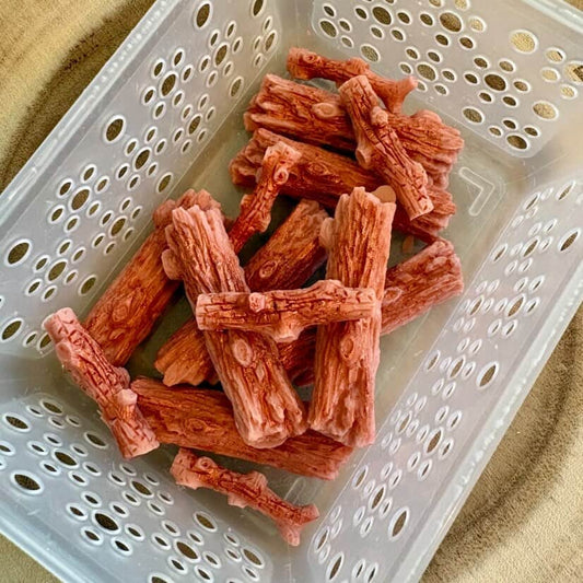 Bûches fondantes "Bois de Santal"