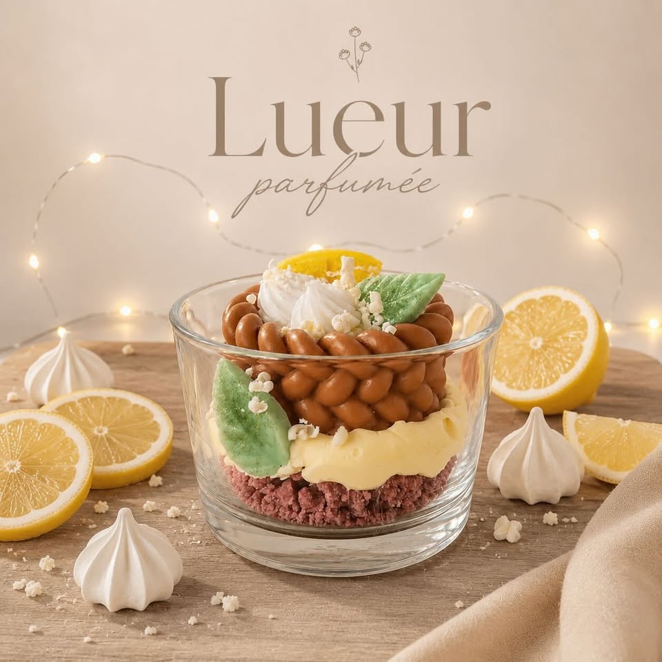 Bougie "Citron meringué"